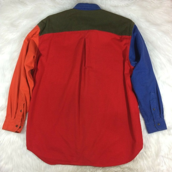 Woolrich Color Block Flannel Button Front Shirt - Picture 7 of 8